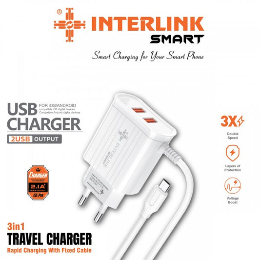 INT FAST SMART USB CHARGER